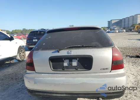 1998 Honda Civic Dx из США, поврежденный, VIN 2HGEJ6440WH122110